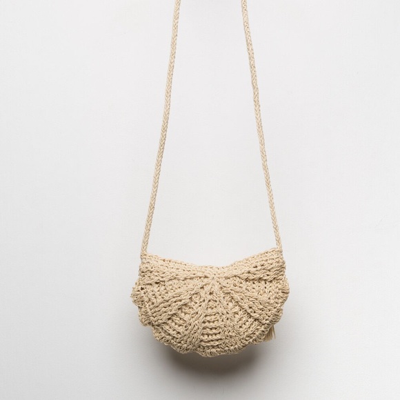 🌺NWT Billabong Beach Bliss Straw Crossbody Bag🌺 - Picture 2 of 4